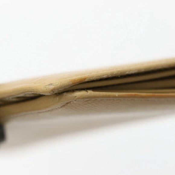 Chanel Beige Calf Leather CC Button Line Long Flap Wallet - Picture 4 of 16